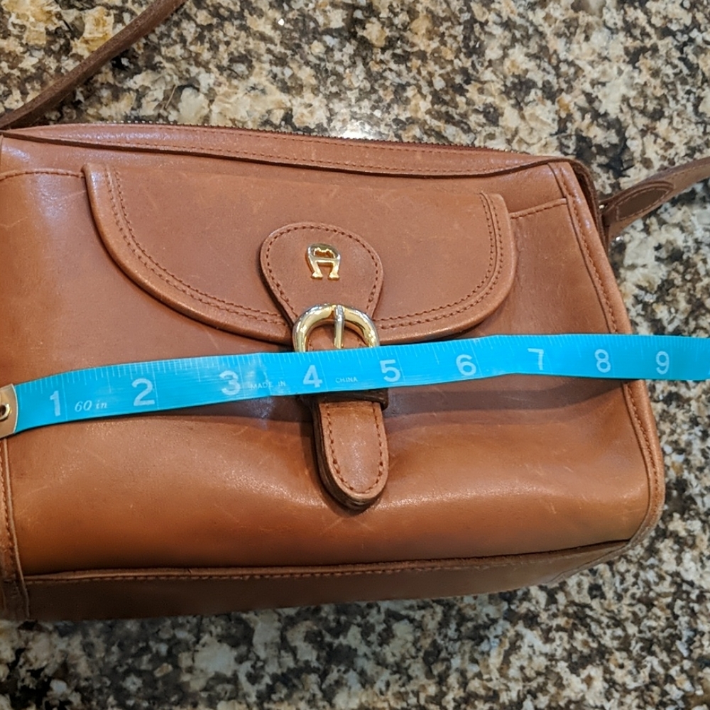 Etienne Aigner Genuine Leather Small Crossbody - Picture 13 of 16